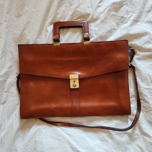 Vintage Soft Leather Briefcase